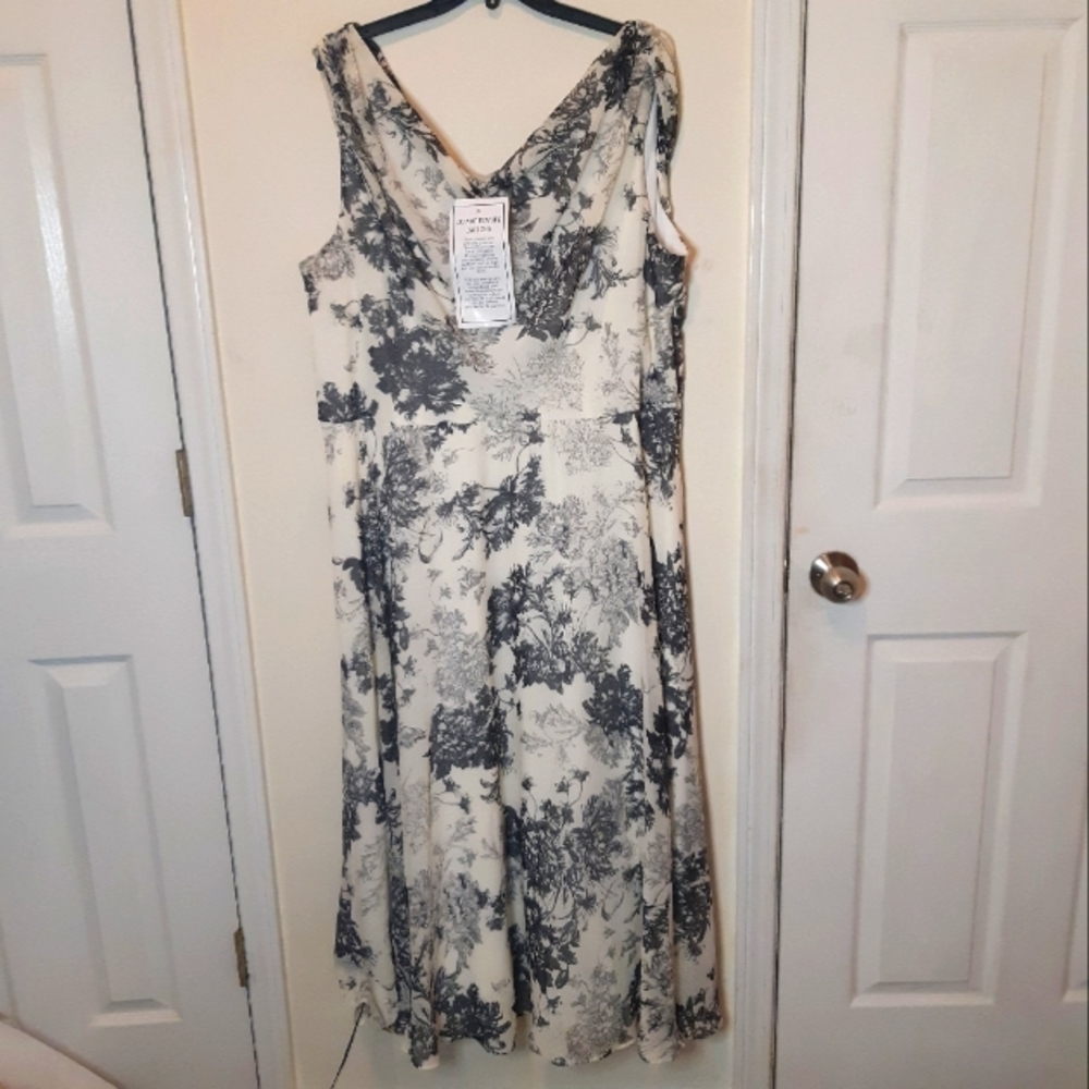 Roaman's floral maxi dress
